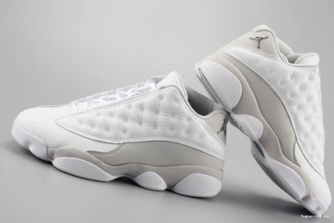 white mens Air 310810-100 LowPure 13 Jordan Money 1001